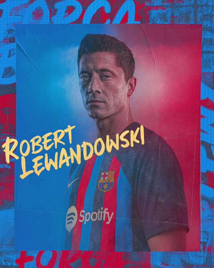 Barcelona presentó Robert Lewandowski