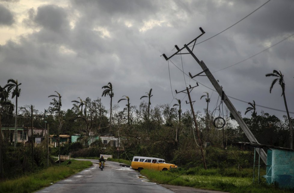 Cuba energía huracán Ian