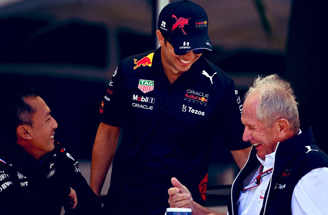 Helmut Marko Checo Pérez