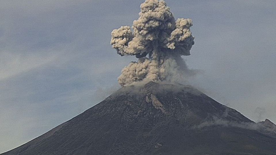 Popocatépetl explosiones