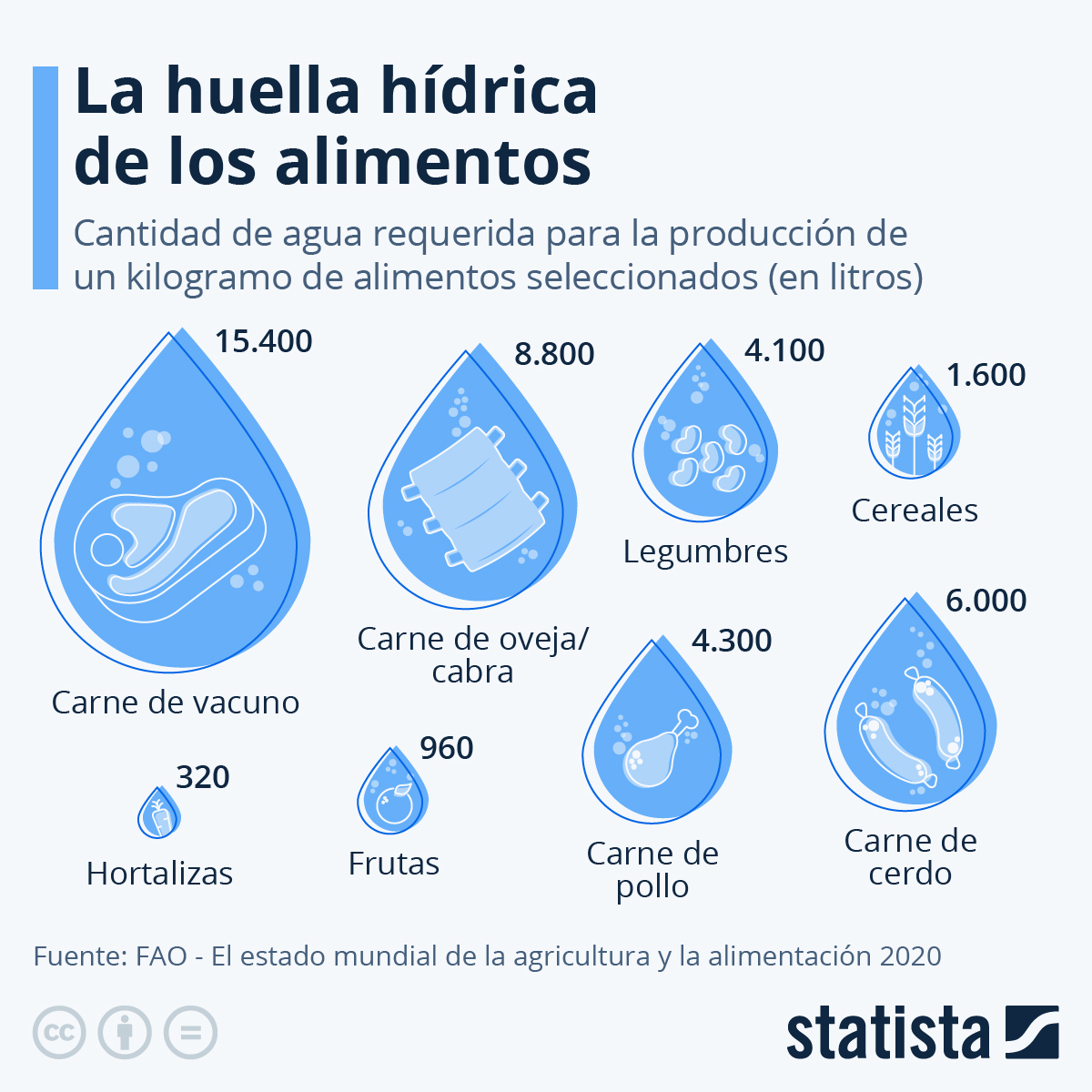 agua alimentos comida