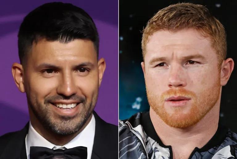 Kun Agüero Canelo Álvarez