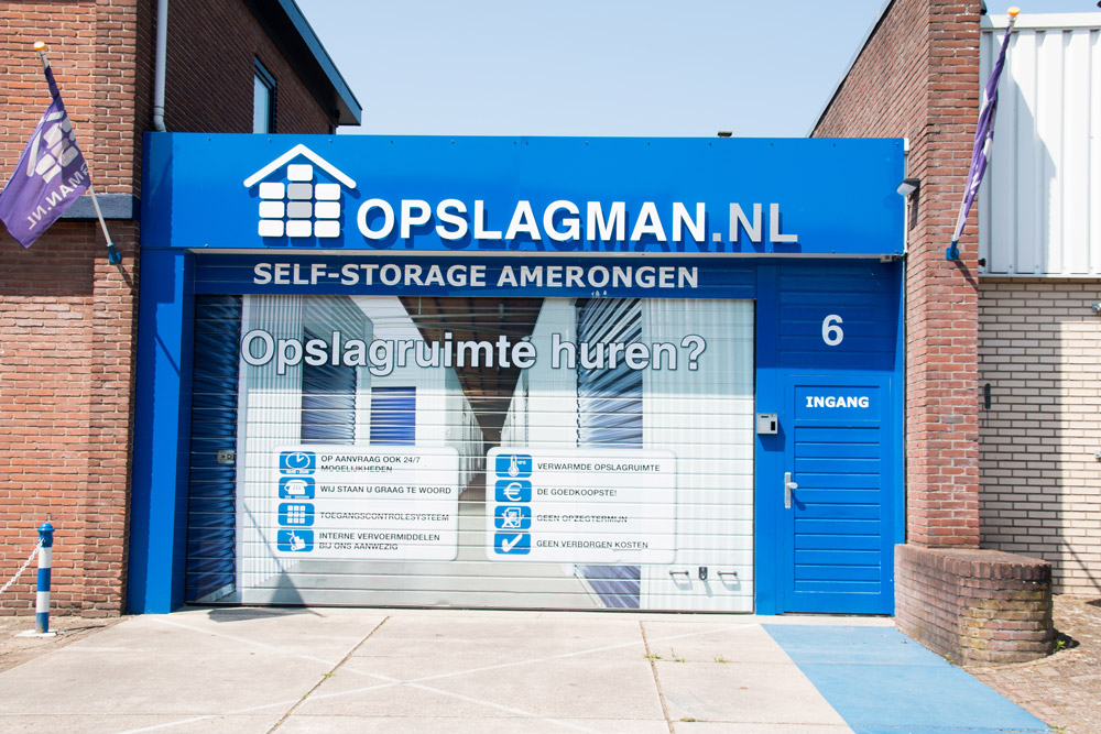 Accommodatie vorm Hoogland Goedkope opslagruimte Amerongen huren? | Opslagman