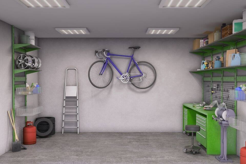 Ingerichte garage