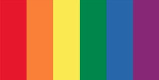 La organización mostró en sus redes sociales los colores Pantone de la bandera LGBT, los cuales están conformados por seis tonos en total.