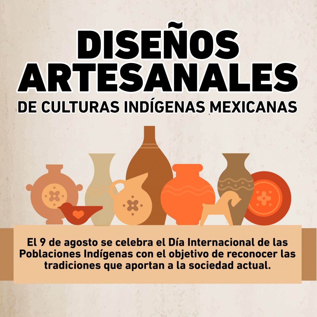 En el Día Internacional de las Poblaciones Indígenas los celebramos con estos diseños de culturas indígenas mexicanas reconocidos internacionalmente.