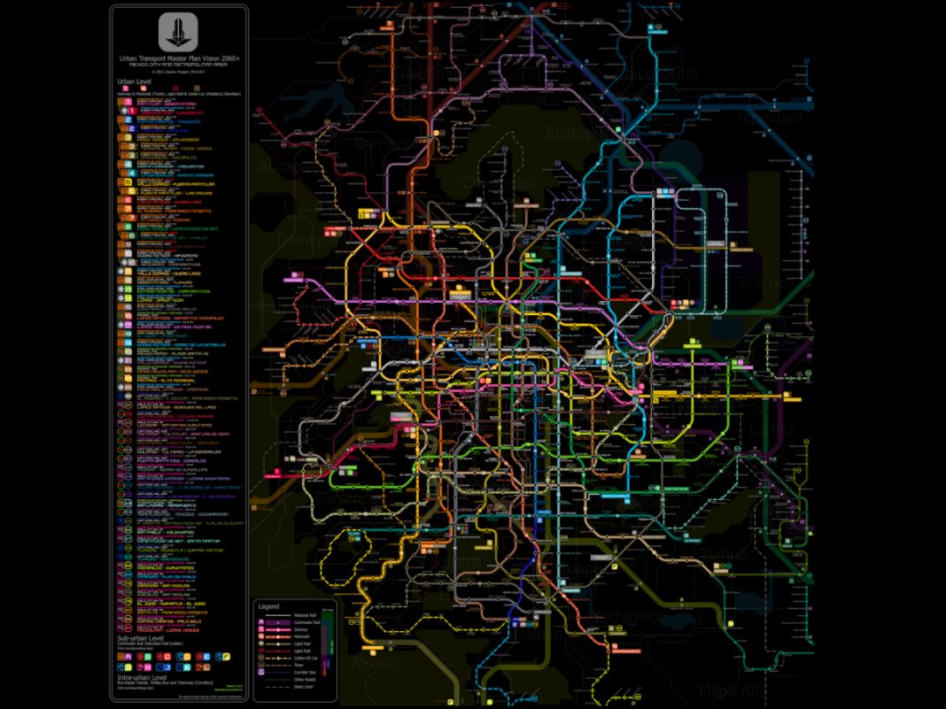 ¿Sabías que existe un plano con la red de autobuses o con las ciclopistas de la CDMX? Clarion Project creó mapas de la CDMX tan impresionantes como útiles.