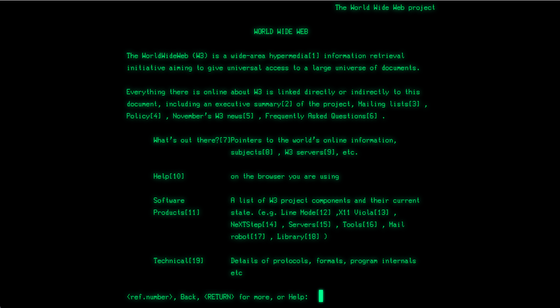 Un simulador nos permite ver cómo lucía la primera página de la world wide web hace 30 años, cuando se trataba sólo de un proyecto innovador.