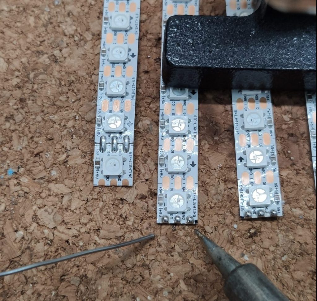 pre soldered led strips