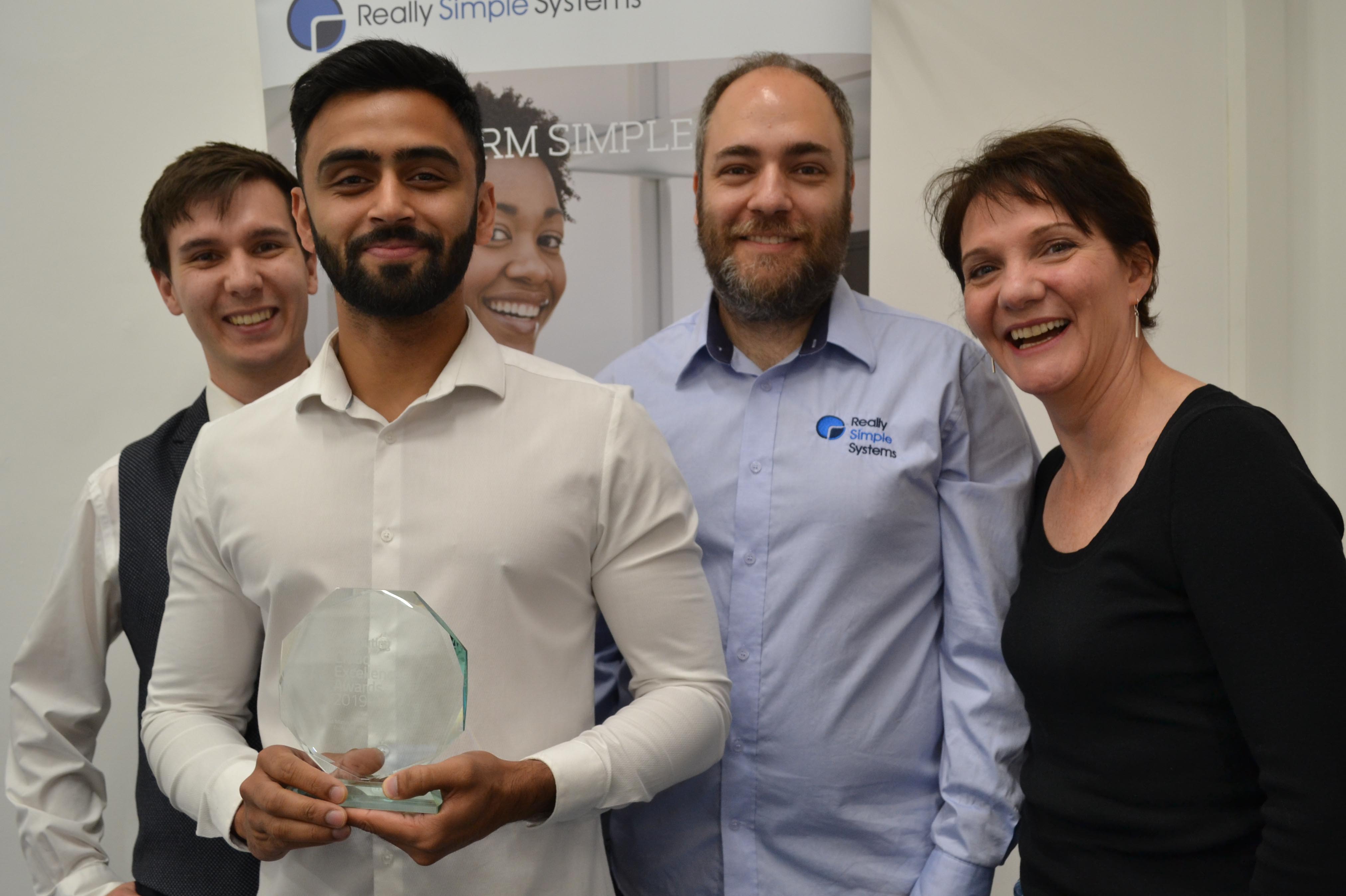 Cloud Excellence Awards Really Simple Systems team photo
