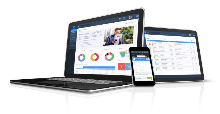 CRM available on different devices