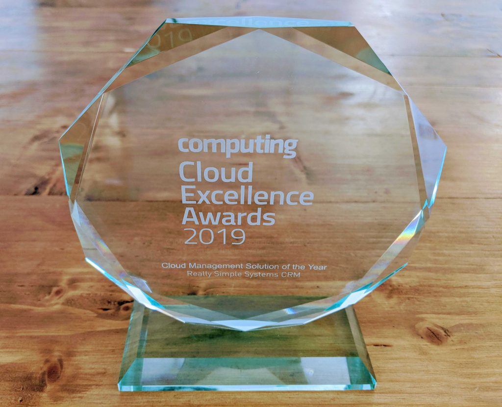 Cloud Excellence Awards Trophy
