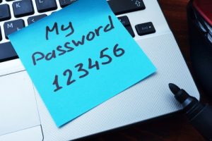 An example of a weak password