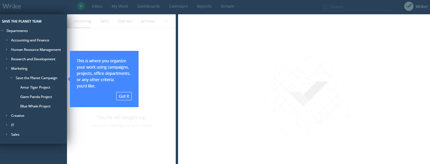 Write Task Management