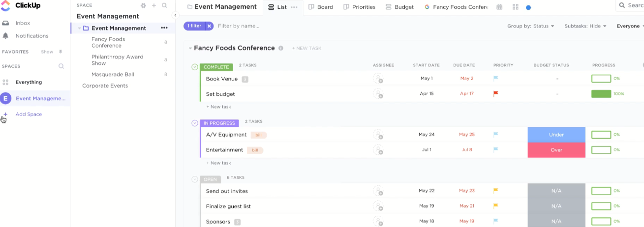 Task Management with ClickUp