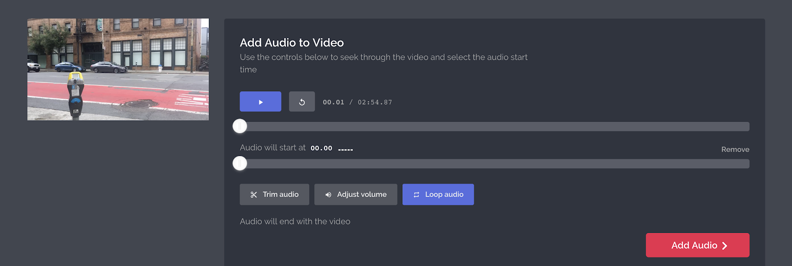 sound editing your video