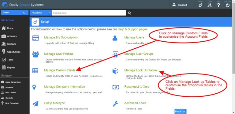Customising Fields and Tables - Spotler CRM Support