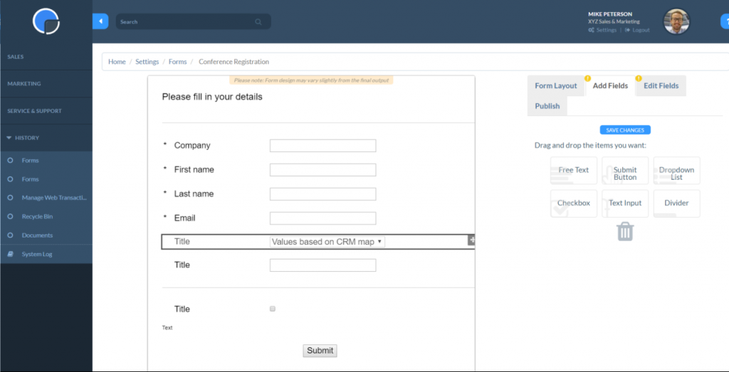 4.Add Fields - Spotler CRM Support