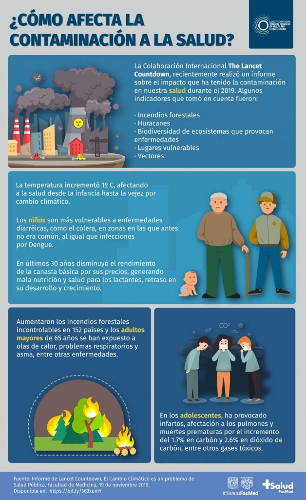 Infograf A El Impacto De La Contaminaci N Ambiental En La Salud Mundial