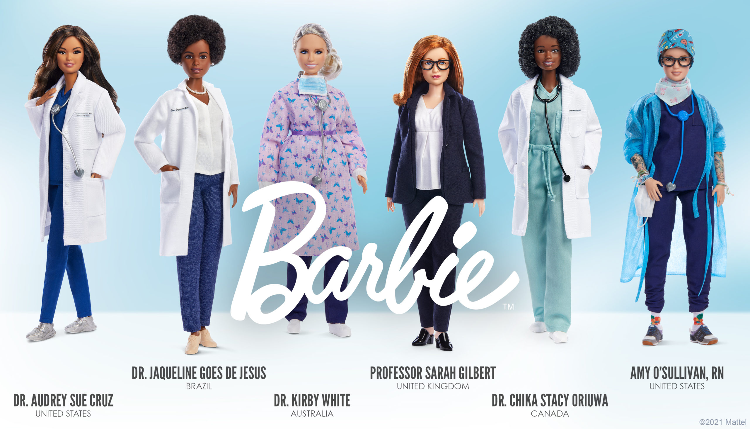 Así luce el nuevo modelo de Barbie inspirado en médicas y enfermeras