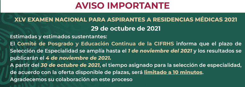 resultados enarm 2021