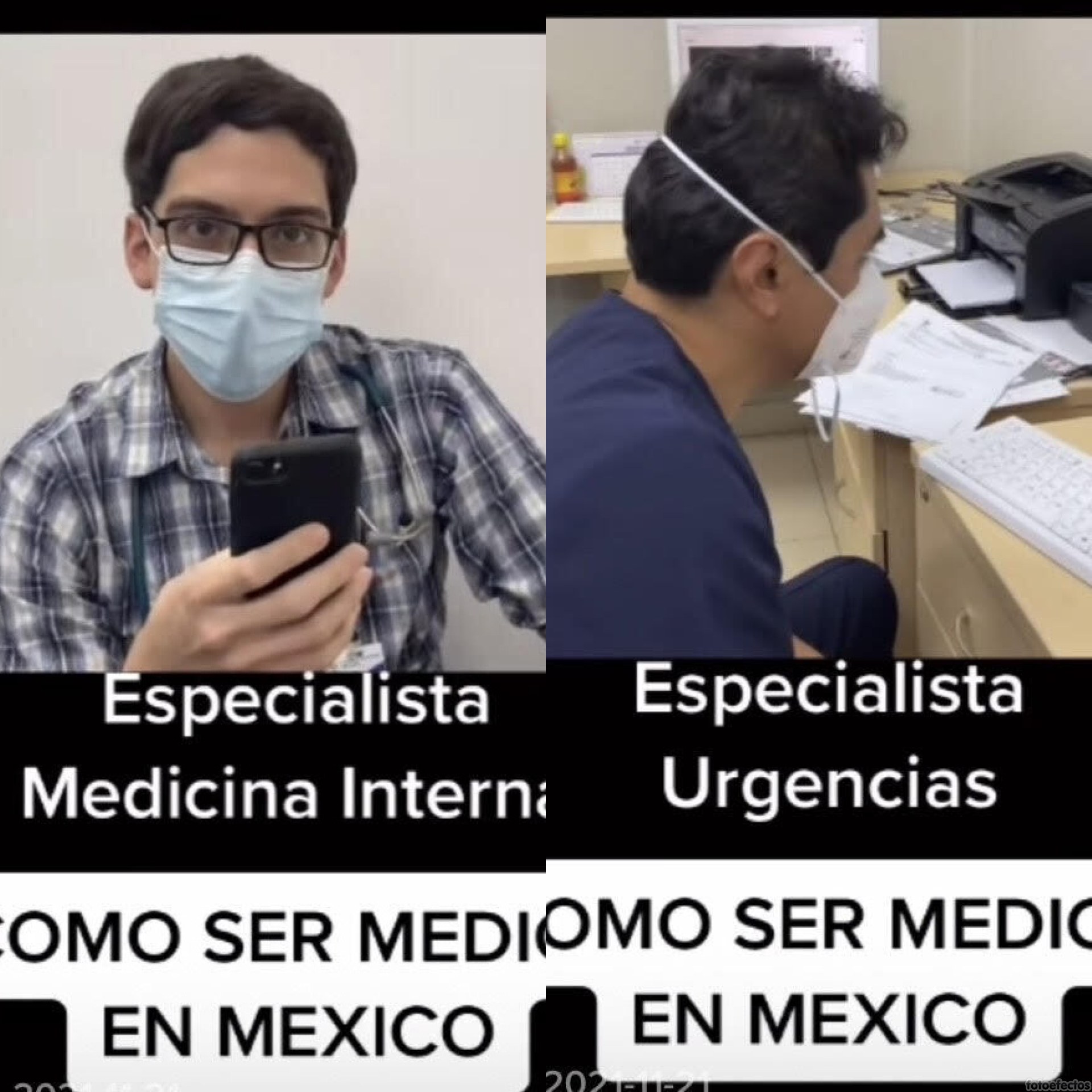 Mexican health workers will not allow their children to study the same