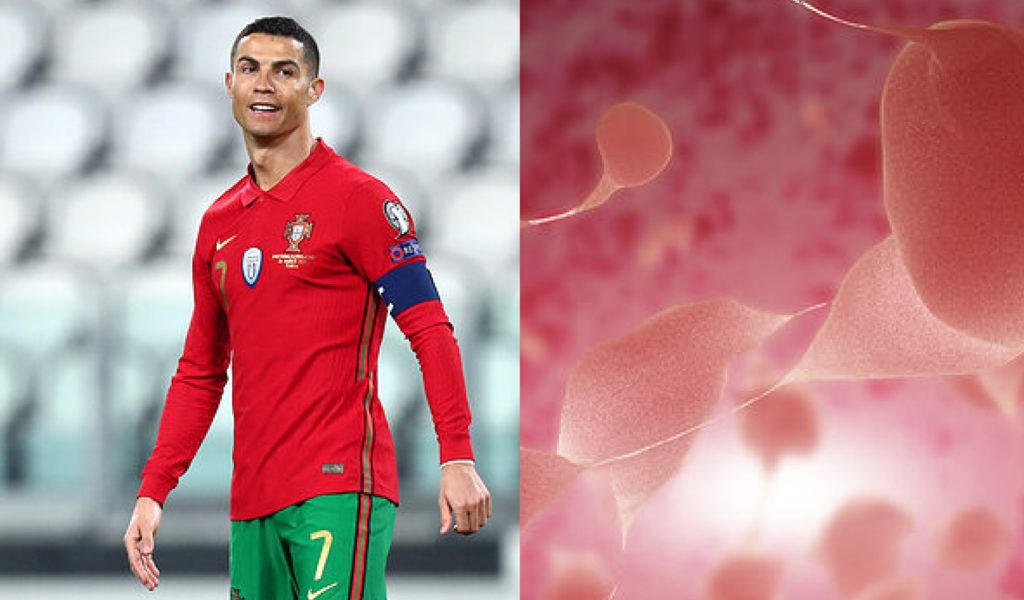 Cristiano Ronaldo corazón