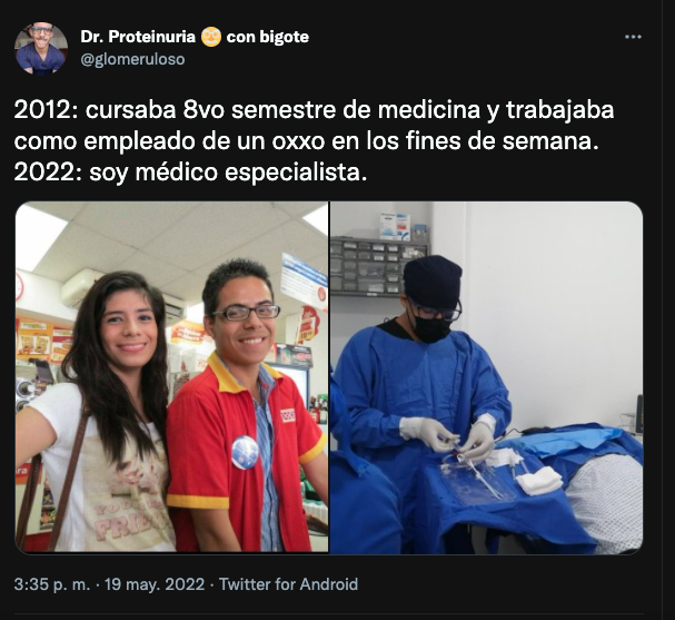 cajero OXXO médico especialista