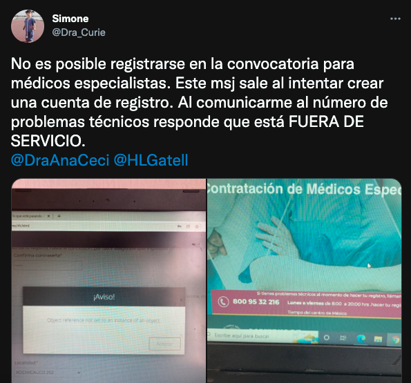 convocatoria masiva médicos