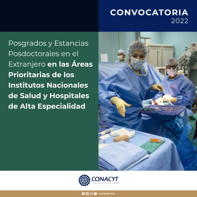 Nueva beca del Conacyt para Posgrados médicos en el extranjero: Estos son los requisitos