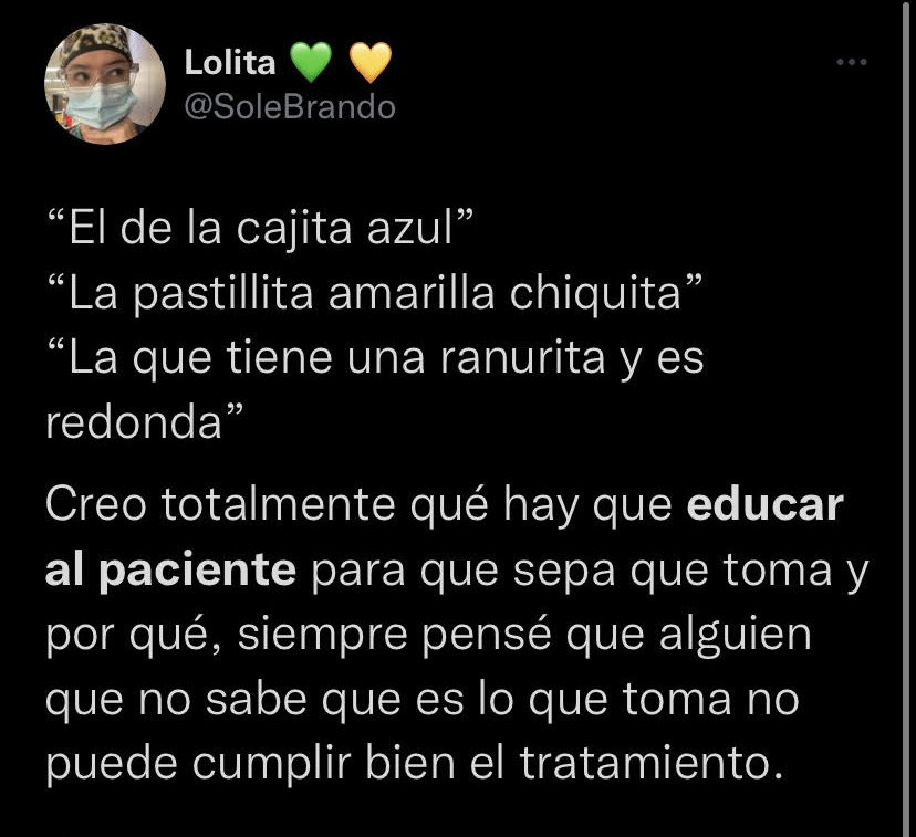 educar al paciente