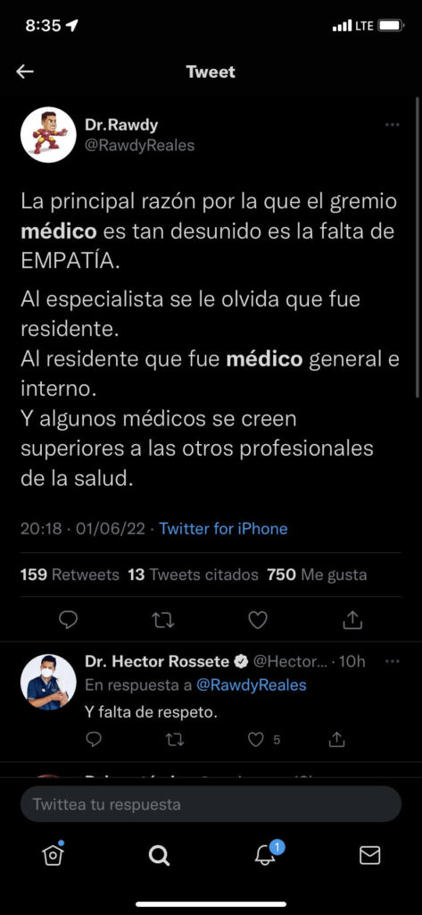 médico empatía