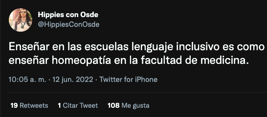 lenguaje inclusivo homeopatía