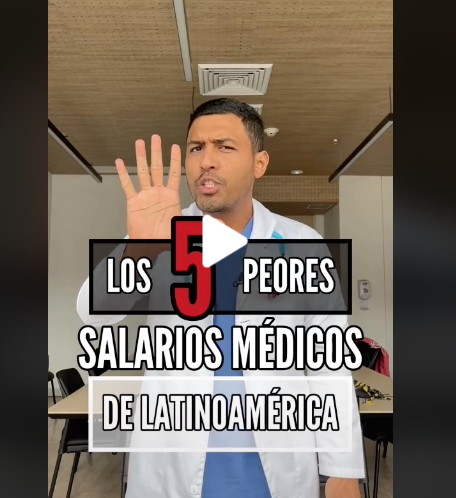 peores salarios médicos Latinoamérica