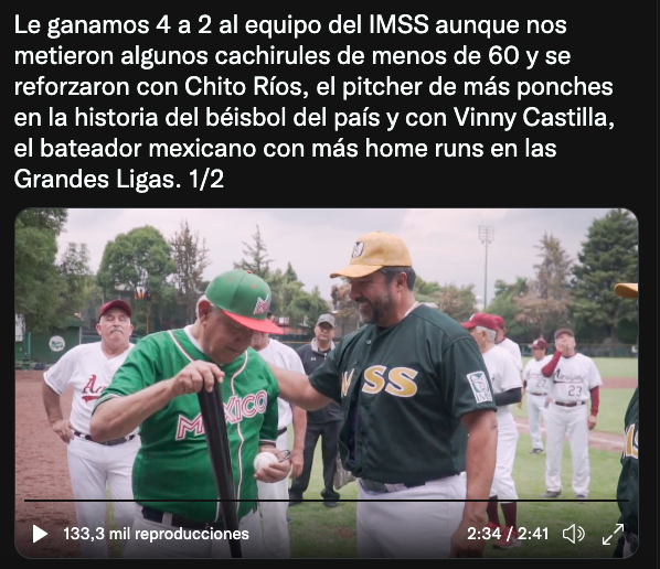 AMLO béisbol