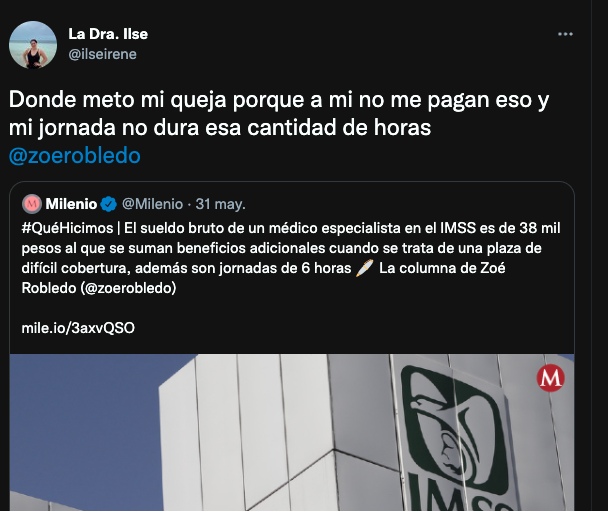 médicos desmienten IMSS