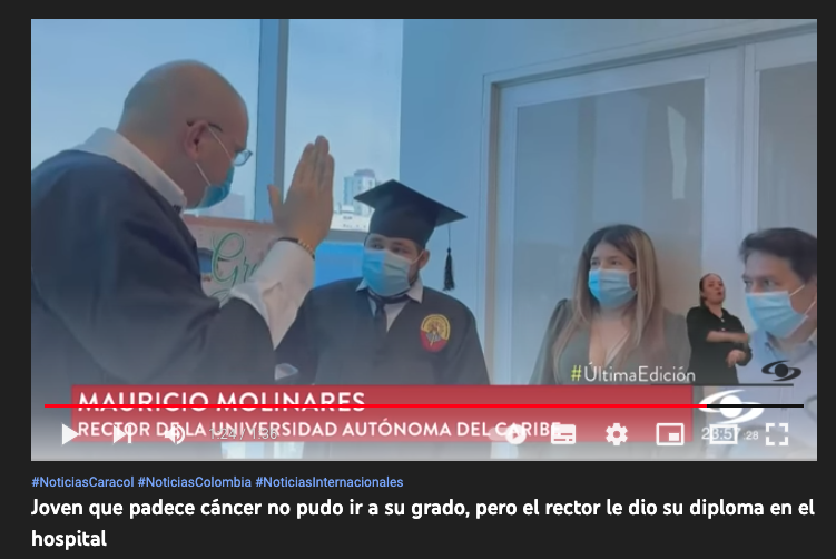 graduación hospital cáncer