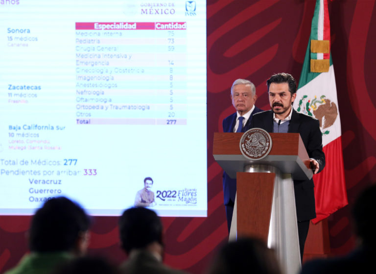 Suman 277 médicos cubanos en México: En estas entidades laboran