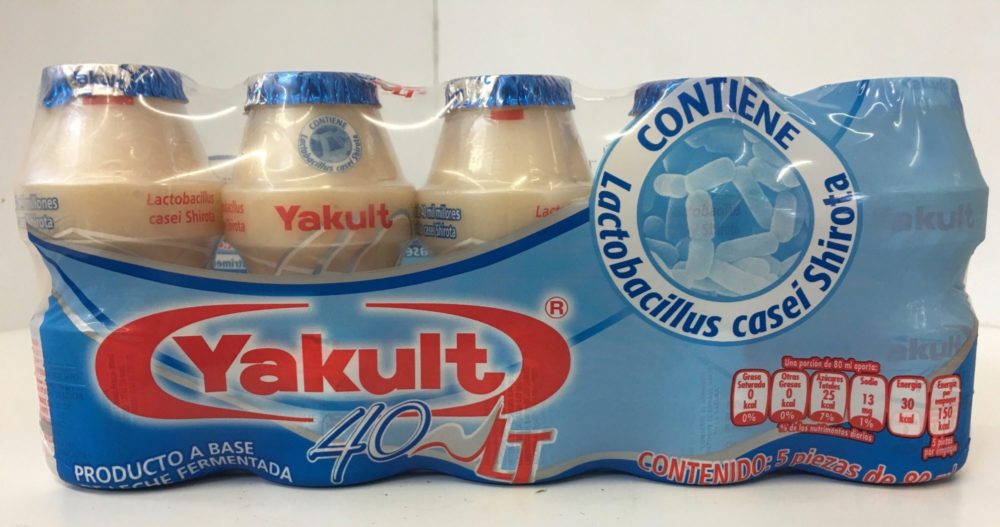 Yakult frascos