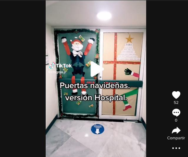 Decoraciones navideñas de hospitales