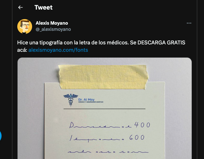 letra de médicos