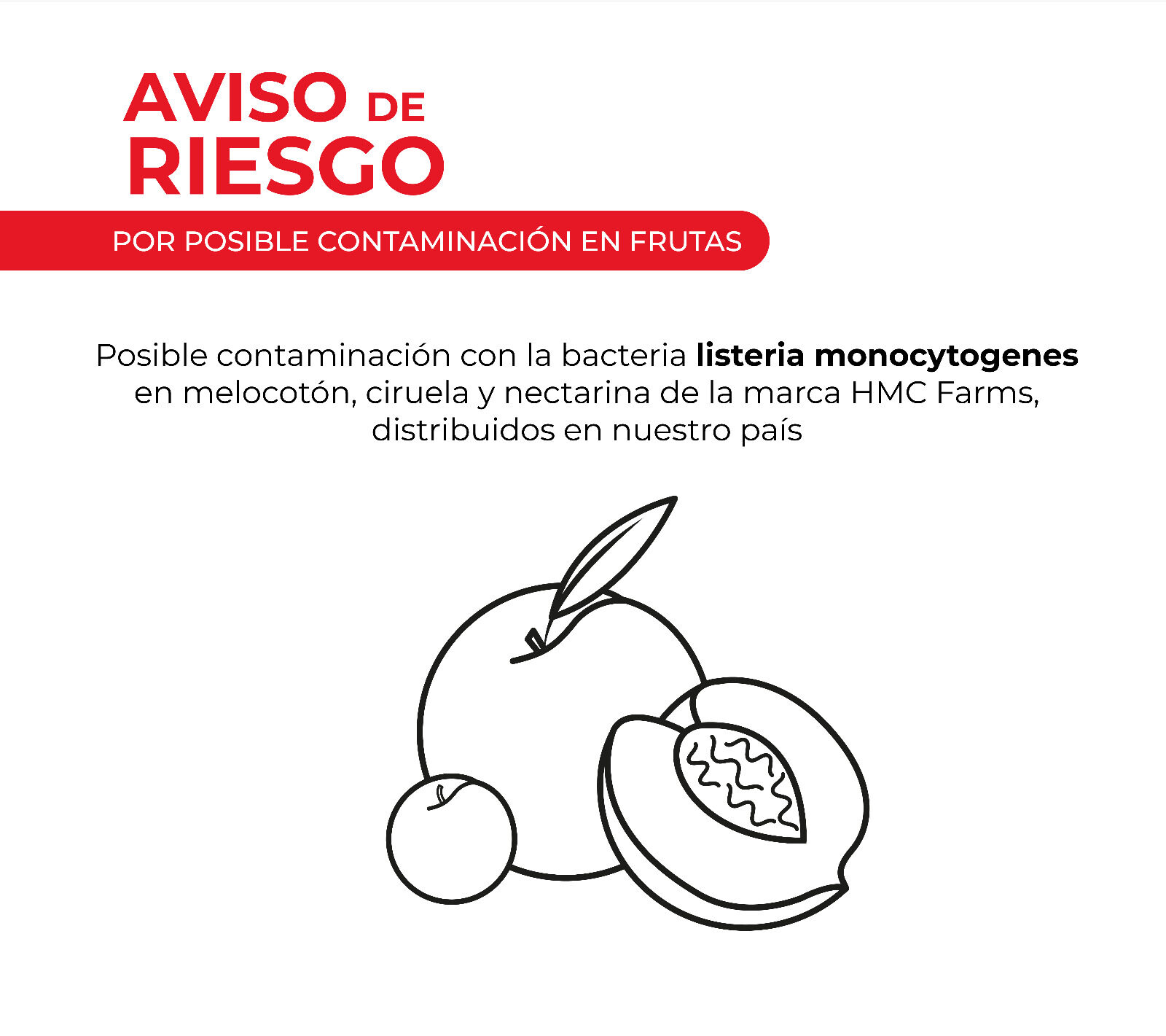Cofepris alerta por frutas contaminadas provenientes de EEUU