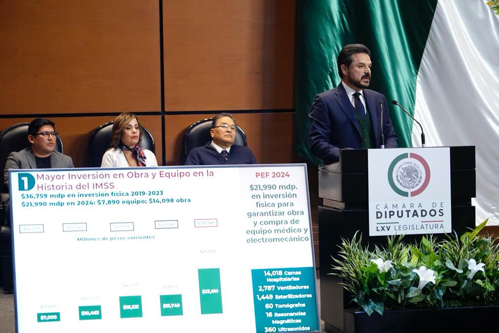 IMSS “presume” inversión histórica en salud y afirma que ya recuperó su prestigio