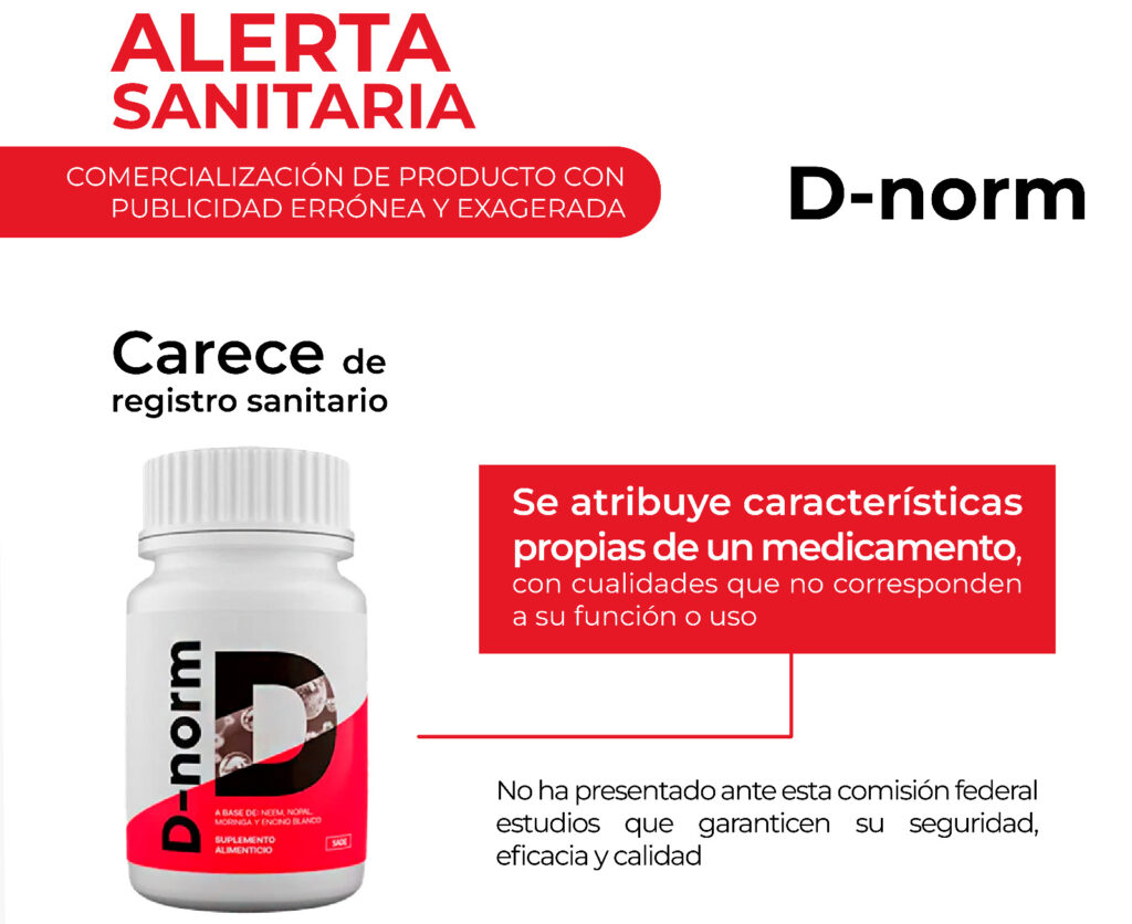 Cofepris pide NUNCA usar este producto contra la diabetes