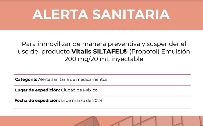 Alerta por posible caso de bacteriemia en hospital mexicano