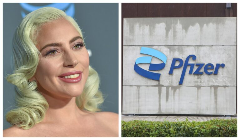 Lady Gaga es embajadora del nuevo medicamento de Pfizer