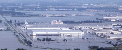 L'usine Honda dans le parc industriel de Rojana à Ayutthay