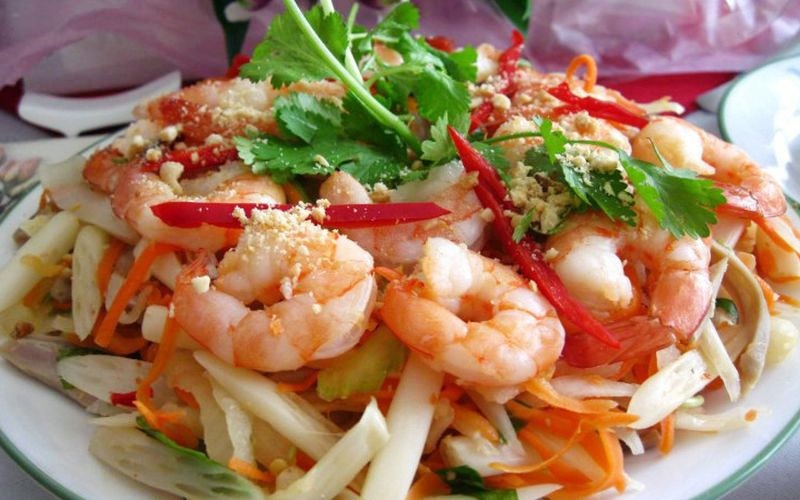 La cuisine vietnamienne, saine et savoureuse 6 - thailande-fr Goi ngo sen (salade de racines de lotus)