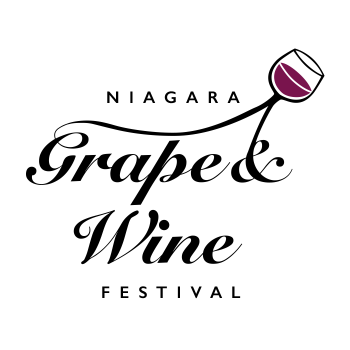 Redesigned logo for the Niagara Grape and Wine Festival