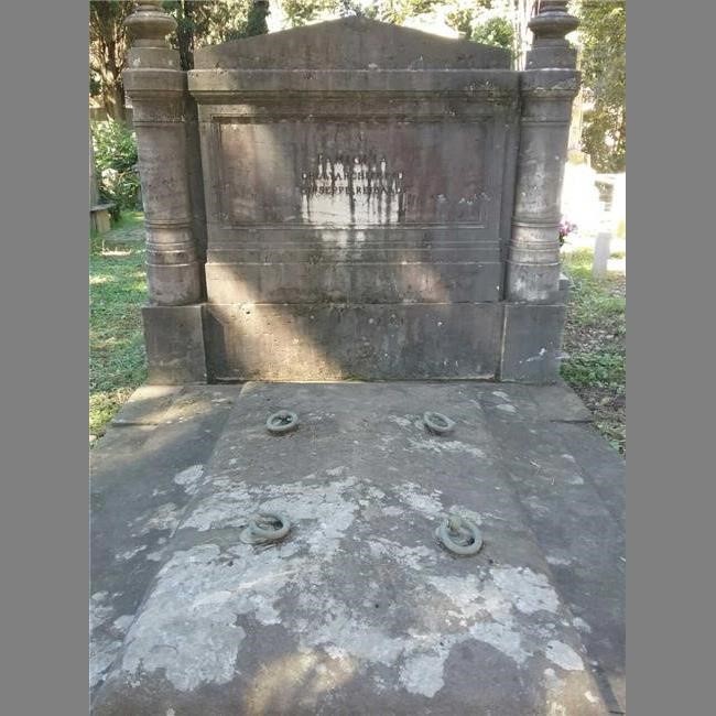 Tomba Mario Bonnard - Bassopiano Pincetto: riquadro 136, in tomba Reibaldi